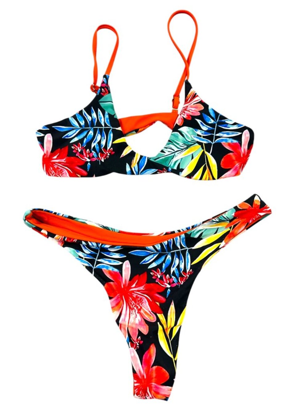 Tropical‎ Floral Brazilian Bikini